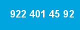 922 401 45 92 922 401 45 92